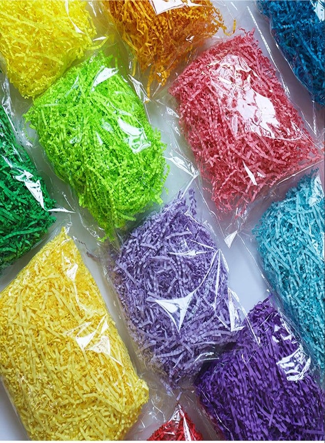 Ankelesz 50g Easter Raffia Grass Paper Shred for Gift Wrapping Basket and Gift Box Filling，Crinkle Cut Paper for Wrapping (Purple) - Image 3